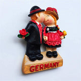 Germany Couple Fridge Magnet 3D Resin