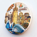 Valencia Spain Fridge Magnet 3D Resin