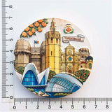 Valencia Spain Fridge Magnet 3D Resin