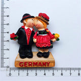 Germany Couple Fridge Magnet 3D Resin