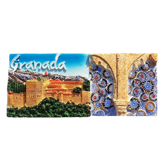 Granada Spain Fridge Magnet 3D Resin