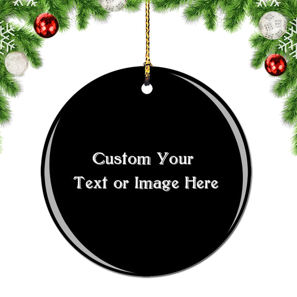 Custom Christmas Ornament -Round