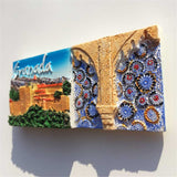 Granada Spain Fridge Magnet 3D Resin