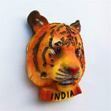 Tiger India Fridge Magnet 3D Resin