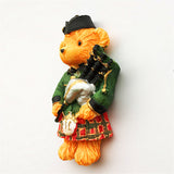 Bear Scotland England UK Fridge Magnet 3D Resin