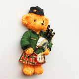 Bear Scotland England UK Fridge Magnet 3D Resin