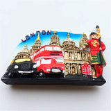 London England UK Fridge Magnet 3D Resin