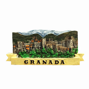 Granada Spain Fridge Magnet 3D Resin