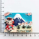 Mount Fuji Japan Fridge Magnet 3D Resin