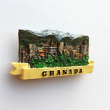 Granada Spain Fridge Magnet 3D Resin