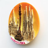 Barcelona Spain Fridge Magnet 3D Resin