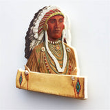 Native American USA America Fridge Magnet 3D Resin