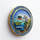 Cyprus Fridge Magnet 3D Resin