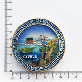 Cyprus Fridge Magnet 3D Resin