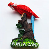 Macaw Punta Cana Dominican Fridge Magnet 3D Resin