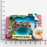 Cinque Terre Italy Fridge Magnet 3D Resin