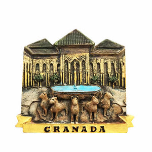 Granada Spain Fridge Magnet 3D Resin