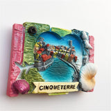 Cinque Terre Italy Fridge Magnet 3D Resin