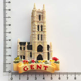 Gent Cathedral Belgium Fridge Magnet 3D Resin