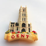 Gent Cathedral Belgium Fridge Magnet 3D Resin