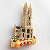 Gent Cathedral Belgium Fridge Magnet 3D Resin