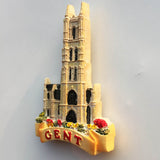 Gent Cathedral Belgium Fridge Magnet 3D Resin