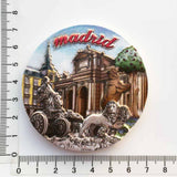 Madrid Spain Fridge Magnet 3D Resin