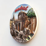 Madrid Spain Fridge Magnet 3D Resin