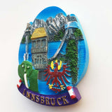 Innsbruck Austria Fridge Magnet 3D Resin