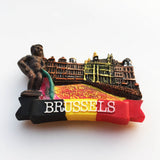 Brussels Belgium Fridge Magnet 3D Resin