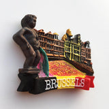 Brussels Belgium Fridge Magnet 3D Resin