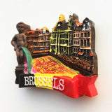 Brussels Belgium Fridge Magnet 3D Resin