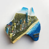 Gold Coast Australia Fridge Magnet 3D Resin