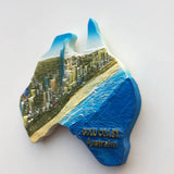 Gold Coast Australia Fridge Magnet 3D Resin