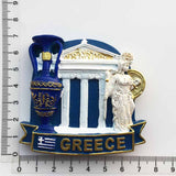 Athens Greece Fridge Magnet 3D Resin