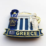 Athens Greece Fridge Magnet 3D Resin