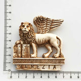 St. mark's Winged Lion Venice Italy Fridge Magnet 3D Resin