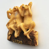 Kangaroo Cairns Australia Fridge Magnet 3D Resin