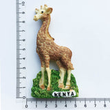 Giraffe Kenya Fridge Magnet 3D Resin