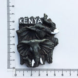 Elephant Kenya Fridge Magnet 3D Resin