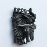 Elephant Kenya Fridge Magnet 3D Resin