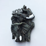 Elephant Kenya Fridge Magnet 3D Resin