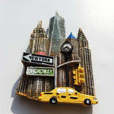 New York USA America Fridge Magnet 3D Resin