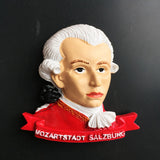 Mozart Salzburg Austria Fridge Magnet 3D Resin