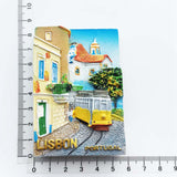 Tram Lisbon Portugal Fridge Magnet 3D Resin