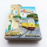 Tram Lisbon Portugal Fridge Magnet 3D Resin