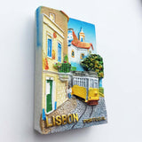 Tram Lisbon Portugal Fridge Magnet 3D Resin