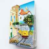 Tram Lisbon Portugal Fridge Magnet 3D Resin