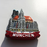 Munich Germany Fridge Magnet 3D Resin