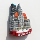 Munich Germany Fridge Magnet 3D Resin